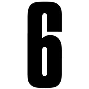 ZERONINE Placa recta de 4" Números 0-9