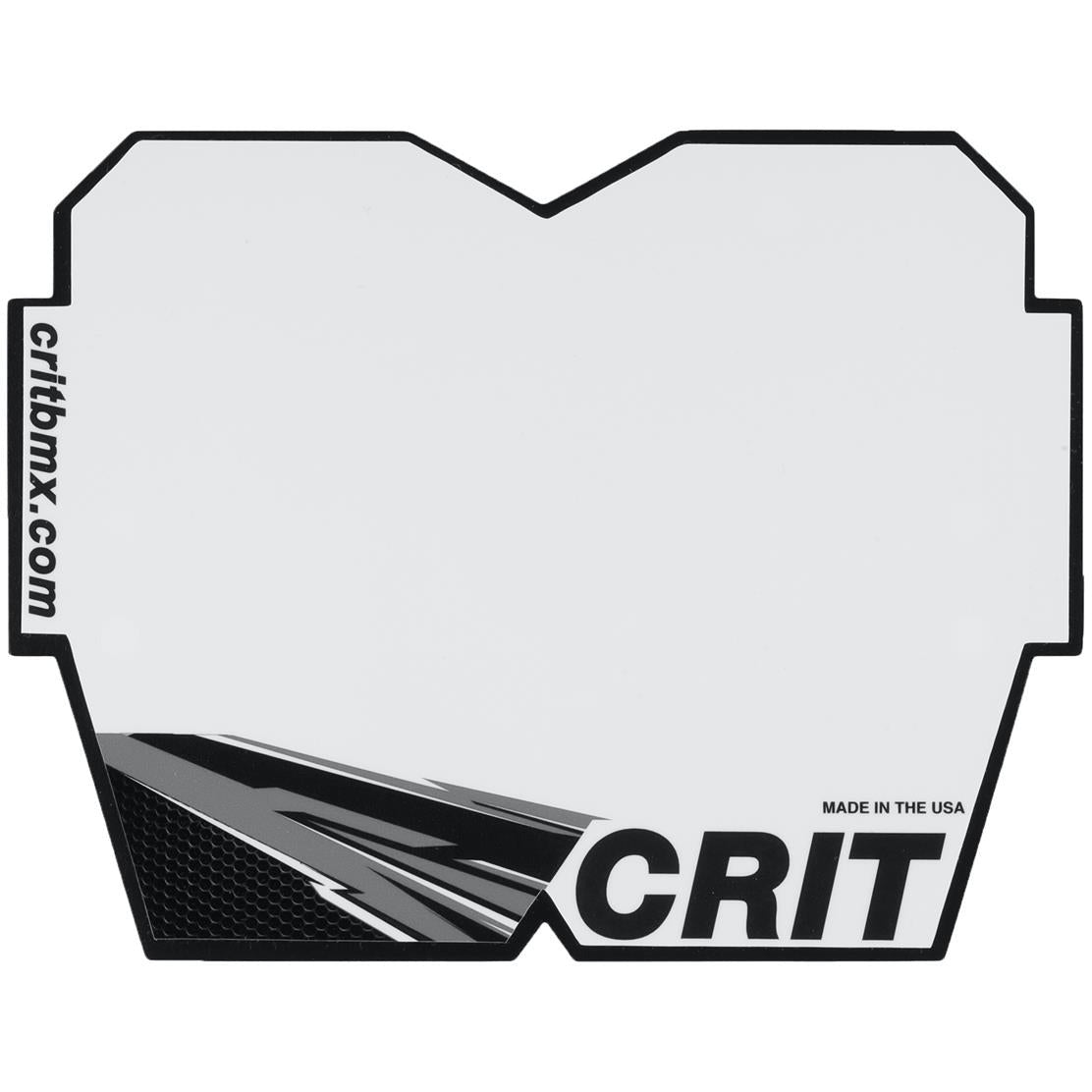 Crit Carbon Number Plate