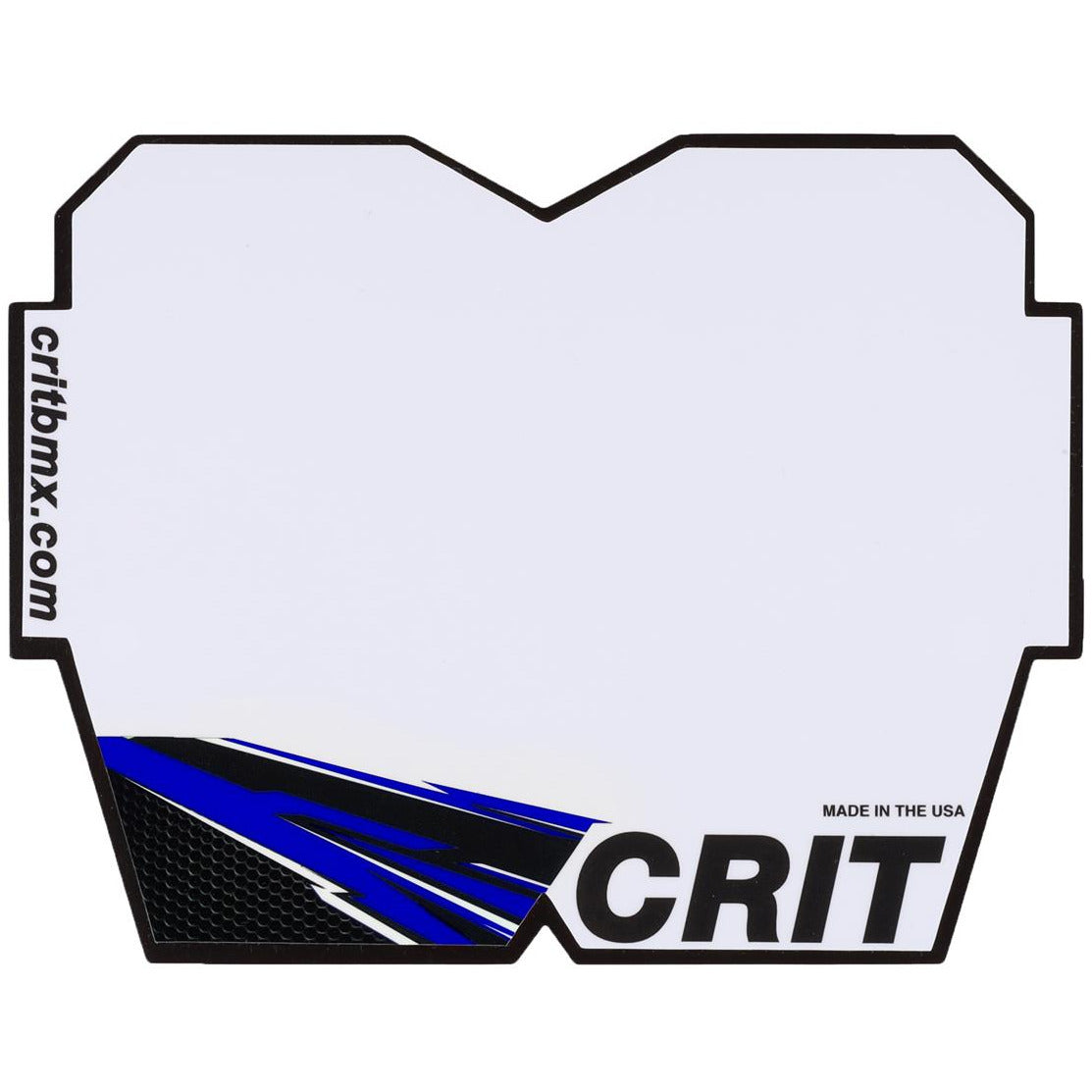 Placa de matrícula de carbono Crit