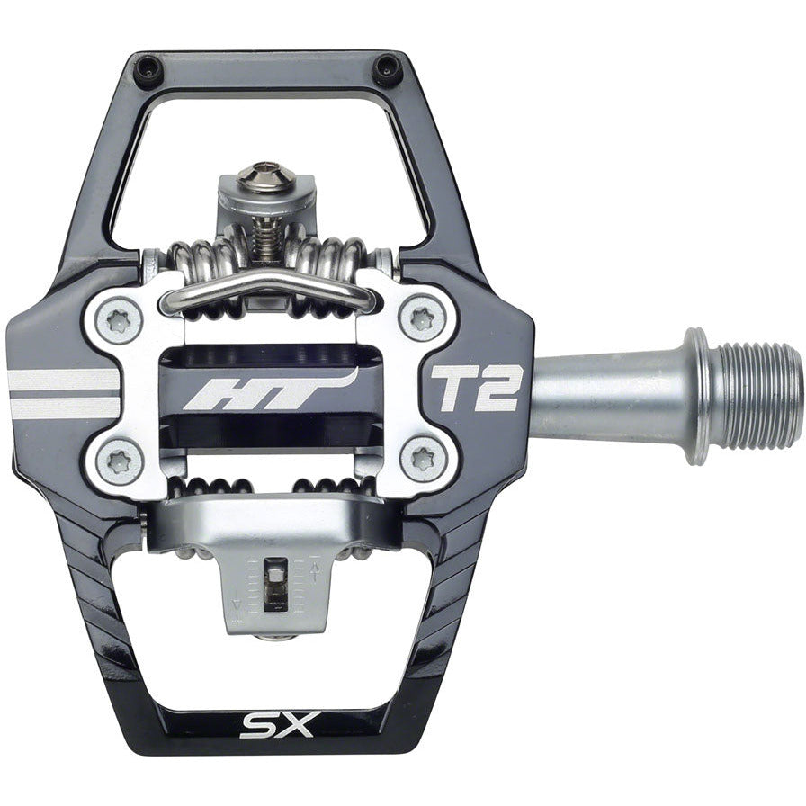 HT T2-SX Pedals - Dual Sided Clipless with Platform
