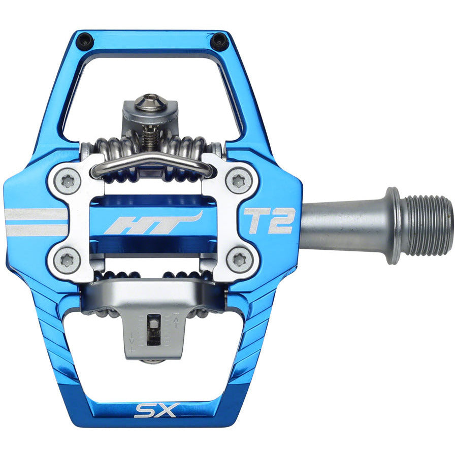 HT T2-SX Pedals - Dual Sided Clipless with Platform